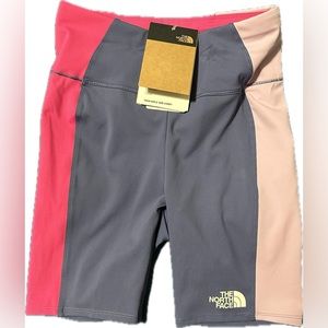 NWT North Face Never Stop Girls Bike Short Cave Blue Size Large, Girls 12